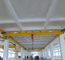 上の連続した頭上式のUnderhung橋クレーンは22.5mのスパンを詳しく述べる